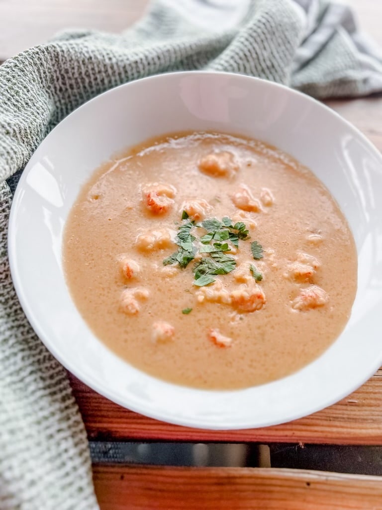 bowl of lobster bisque